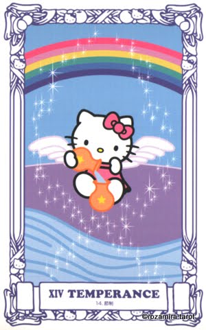 Hello Kitty Tarot Cards by Ryugi Kagami